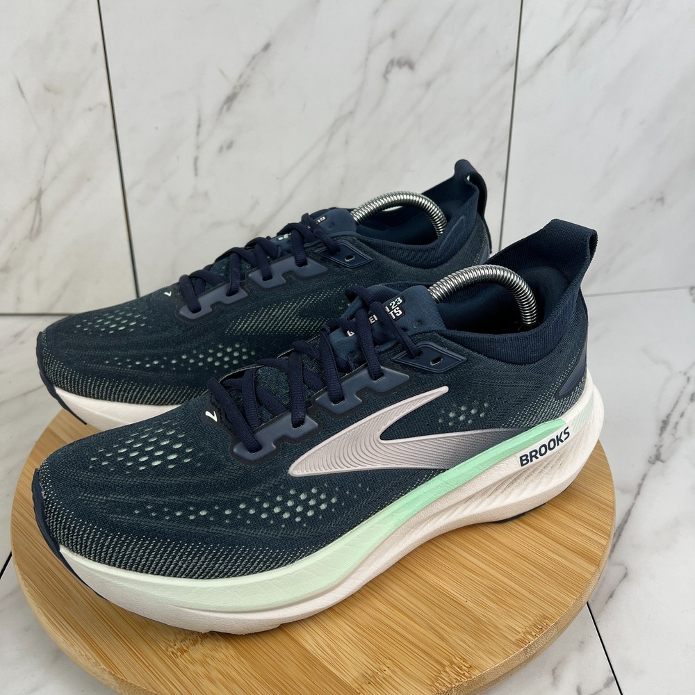 Brooks Glycerin GTS 23 Womens Size 10.5 B Spellbound Yucca Blue Running Shoes - Picture 3 of 12